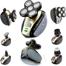 5 In 1 Grooming Kit 744110053517 Electric Shaver Bald Head Shavers For Men Electic Razor