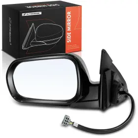 A-premium Apmi1832 A-premium Driver Side Power Door Mirror - Left Black Smooth