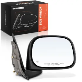 Apmi258 A-premium Passenger Side Power Door Mirror - Compatible With Dodge Ram Black