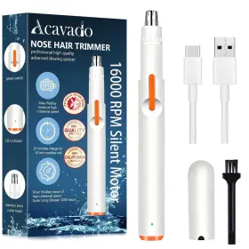 Acavado 765939955578 Nose Hair Trimmer For Men Painless Usb Rechargeable Wome