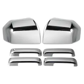 11.02ftftx7.48ftftx4.41ftft Acropix Accar2303280710 Car Exterior Chrome Plated Mirror Silver Tone