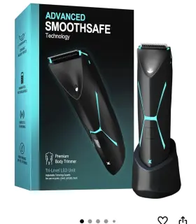 Hc-w035 Advanced Smooth Safe Electric Body Groin Groomer