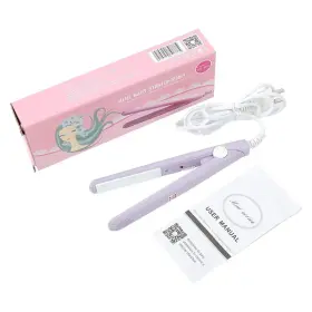 Agatigein3smdvbw7-01 Agatige 2-in-1 Mini Hair Straightener Portable Travel Ceramic Flat Curl