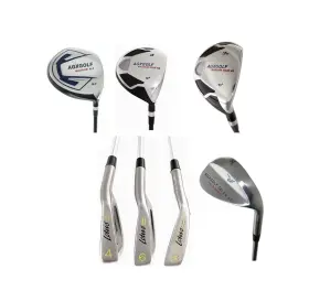 Ir-lotus-lrh-4-pw-gph Agxgolf Petite Taylorfit Ladies Right Hand Lotus Special Edition Irons Set With Choice Of Lady
