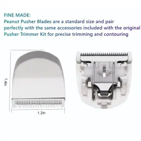 2068-300 Aijaly Hsj-2gz 2 Pack Professional Peanut Clipper/trimmer Snap On Replacement Blades #2068-300 #3