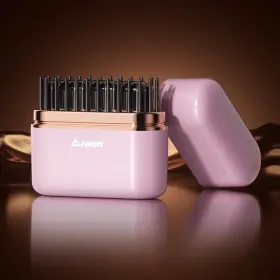 Aw-chs-03 Aiwoit Mini Cordless Hair Straightener Brush Portable Flat Iron F