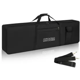 Y00017-akozlin-dzqb-88keys-bk Akozlin 786118159822 88 Keys Portable Padded Keyboard Case Dimension 54.1 Inch X6.69 X13.18 E