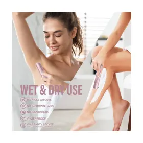 Ipx7 Akunbem A001 2 In 1 Women Electric Shaver Dual Head Bikini Trimmer For Waterpro #3