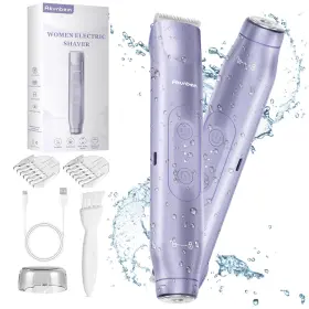 Akm03 Akunbem 2 In 1 Women Electric Shaver Dual Head Bikini Trimmer For Ipx7 Waterpro Akm03 Akunbem 2 In 1 Women Electric Shaver Dual Head Bikini Trimmer For Ipx7 Waterpro