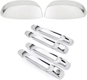 Alp-9162 Alittlepanda 1023s Alp Triple Chrome Plated 2pcs Top Half Mirror Cover Handle