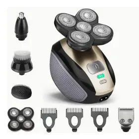 All Access Trading 427281698147 5 In 1 4d Rotary Electric Shaver Rechargeable Bald Head Beard Trimmer New