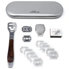 Allura 644216831104 Foot Care Pedicure Callus Shaver Cutter Rasp File Hard Skin Corn Remov