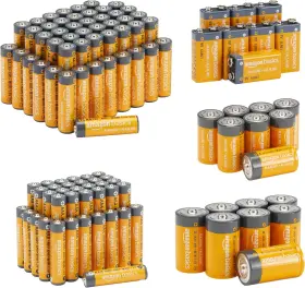 Amazon Basics 840083610112 108 Count Alkaline Battery Super Value Pack Of 1
