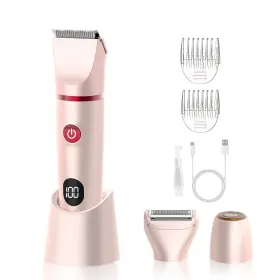 Au588 Amuliss 3-in-1 Bikini Trimmer For Women Electric Razors Shaver Public Hair - Rec