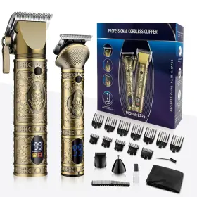 Lm-226 Amuliss Professional Hair Clippers For Men - Cordless And Trimm