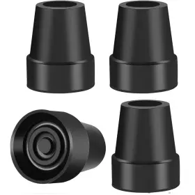 Anckne 748327993826 4pcs Cane Tips 3/4 Inch Heavy Duty Rubber Anti Slip Replacement Ru