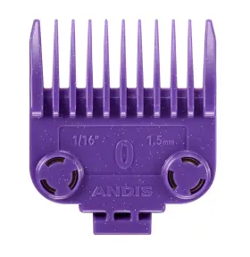 Andis 040102005251 Professional Master Dual Magnet Og Size Snap On Comb Set Purple