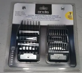 33645 Andis Master Series Premium Hair Clipper Attachment Comb Set Metal Clip Black 7 33645 Andis Master Series Premium Hair Clipper Attachment Comb Set Metal Clip Black 7