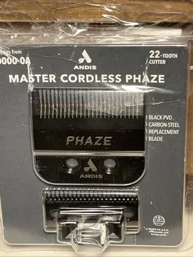 561921 Andis Replacement Phaze Blade For Master Cordless Hair Clipper Carbon