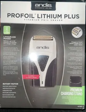 765456789 Andis New Ts-2 Pro Foil Lithium Plus Titanium Shaver Men Electric