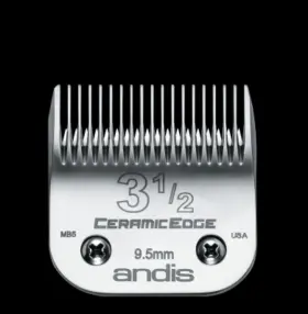 B001mp5vw4 Andis 63040 Ceramicedge Steel Clipper Blade Size 3-1/2 3/8-inch Cut Length
