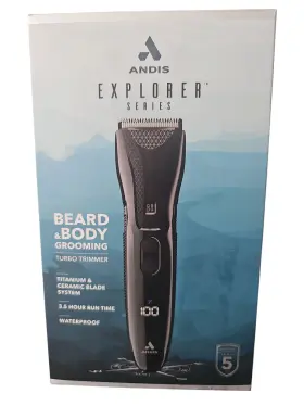 Wdt-2 Andis Explorer Series Beard And Body Grooming Trimmer Waterproof New