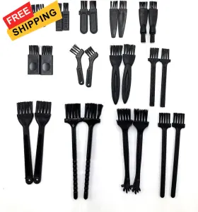 Erb-26 Art&beauty 26pcs Replacement Electric Shaver Razor Cleaning Brush Duster Cleaner Black