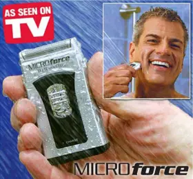 As Seen On Tv 754502022250 Men S Micro Force Ultimate Wet/dry Shaver Cordless Waterproof Euc