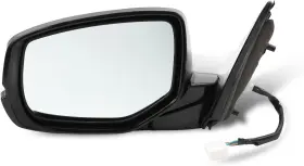 Ap-564081-671580-st Aspaton Driver Side Mirror Assembly Compatible With 2013-2017 8 To 12 Inches Black