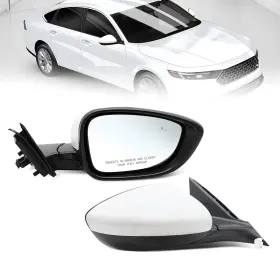 Ap-594071-173859-st Aspaton Right Passenger Side Mirror Assembly 7pins White Black