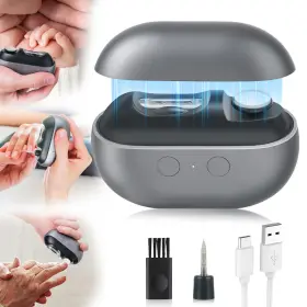 Ra-27wm-j8jd Atg Electric Nail Clipper 3 In 1 Trimmer And Polisher With Clip St