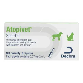 Atopivet 840387601076 Spot-on 8 X 2 Ml Pipettes