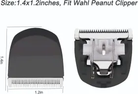 Audoc 445020478485 2 Pack Black Professional Peanut Clipper/trimme #2