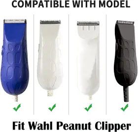 Audoc 445020478485 2 Pack Black Professional Peanut Clipper/trimme #3