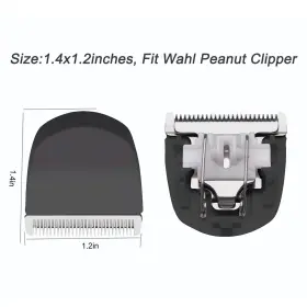Audoc 653854408869 2 Pack Black Professional Peanut Clipper/trimmer Snap On 2pc #2