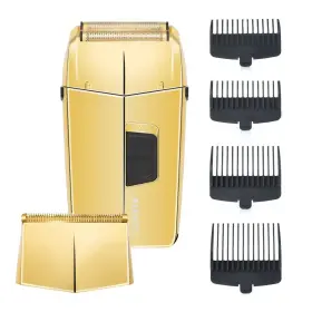 Foilshaver-2088-gold-new Audoc 2 In 1 Professional Mens Electric Shaver Razor Foil Bald Head