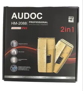 Hm-2088 Audoc Shaver And Trimmer Professional 4 Pc Guide Combs Foil