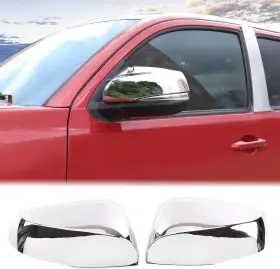 T-07348 Aunginsy Door Rear View Mirror Cover Cap Compatible With White Bright