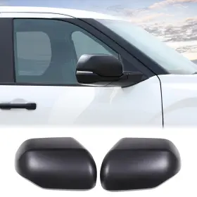 Ww12505 Aunginsy Car Door Rear View Mirror Cover Trim Compatible With Small Matte Black