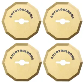 02633001 Autotoolhome 4pcs Titanium Coated Replacement Rotary Blades For Worx Zipsnip Cordless Elec