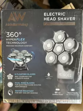 Aw-pro001 Aw Aidalis Wellup Floating 6blade Electric Head Shaver Aw-pro001 Aw Aidalis Wellup Floating 6blade Electric Head Shaver