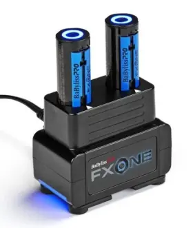 48620 Babyliss Pro Fxone Dual Charger Base Stand/two Spare Replacement Batteries Set