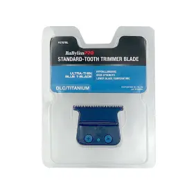 Fx707bl-10x-k Babyliss Pro 10x Blue Dlc/titanium Standard-tooth Trimmer Blade #fx707bl #3