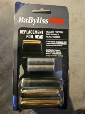 Fxrf2b Babyliss Pro Babylisspro Replacement Foil Head And Cutter Mens Electric Shaver - Black