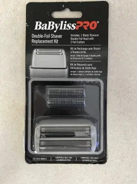 Fxrf2gy Babyliss Pro Babylisspro Replacement Grey Metal Double-foil Shaver - Fits Fxfs2 Model Fxrf2gy Babyliss Pro Babylisspro Replacement Grey Metal Double-foil Shaver - Fits Fxfs2 Model