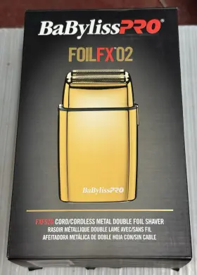 07410840244 Babylisspro Babyliss Pro Foilfx 02 Cordless Double Foil Shaver Hair Trimmer Barber