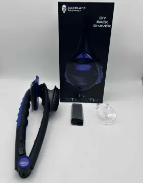 Bakblade 445012943984 3.0 Stealth Back Shaver For Men With Extra Blades 23 Inch Handle