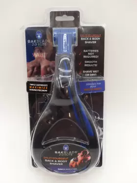 Bakblade 712038330584 2.0 Elite Plus Diy Back And Body Shaver Shave Wet Or Dry New