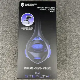 Bkb-bb3-bla-stc-001-001 Bakblade 3.0 Stealth Diy Men S Adjustable Back Shaver Set - New Open Box