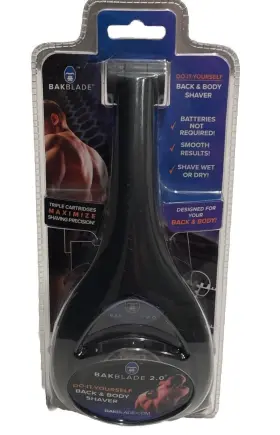 Mpn-71203833051 Bakblade 2.0 Back And Body Shaver Diy Shave Wet Or Dry Mens Hair Removal See Pics #2